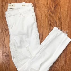 Pacsun white ripped jeans